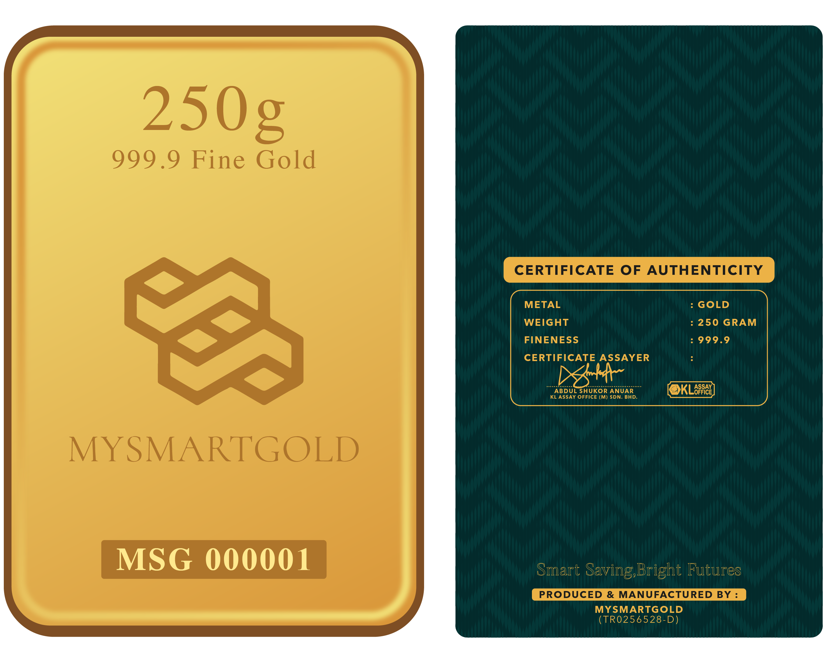Goldbar 250g